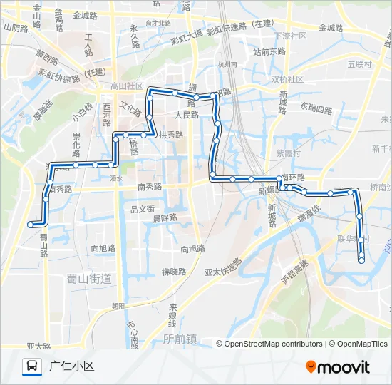 723路 Bus Line Map