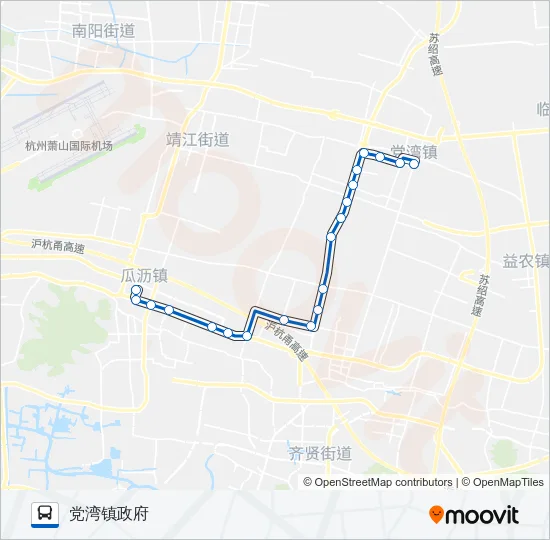 724路 Bus Line Map