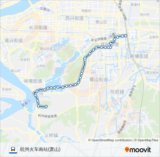 726路 Bus Line Map
