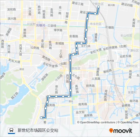 729路 Bus Line Map