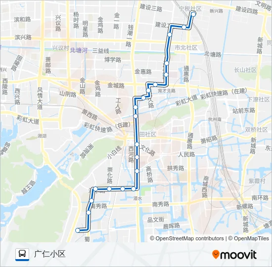729路 Bus Line Map