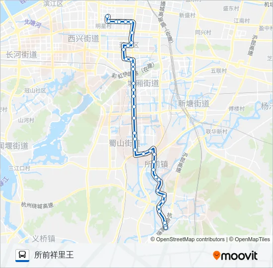 730路 Bus Line Map