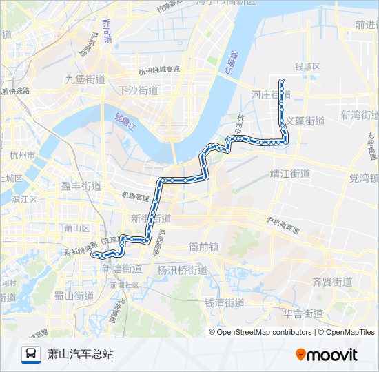 733路 bus Line Map