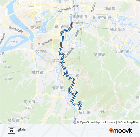 735区 bus Line Map