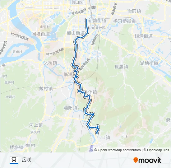 735区 Bus Line Map