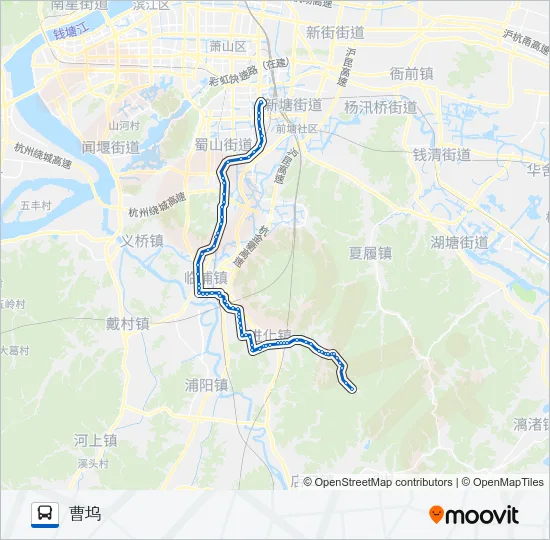 735路 Bus Line Map