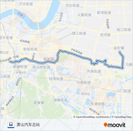 736路 bus Line Map