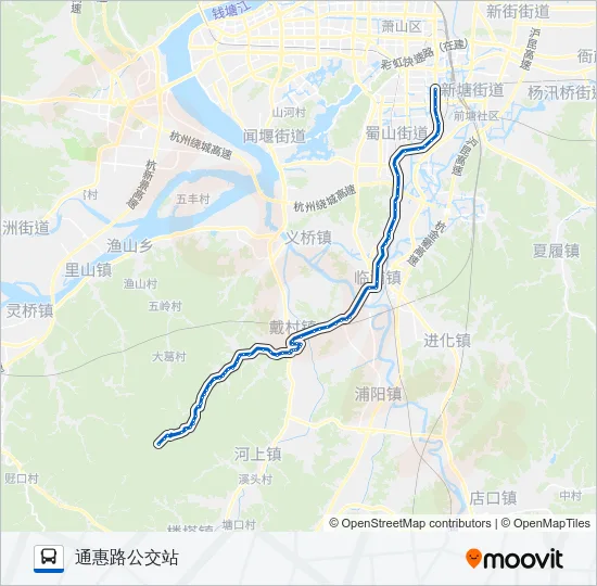 737路 Bus Line Map