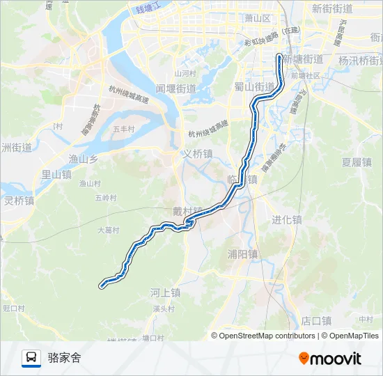 737路 Bus Line Map