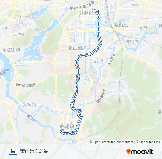 739路 Bus Line Map