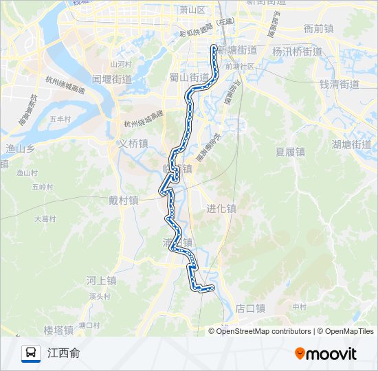 742路 bus Line Map