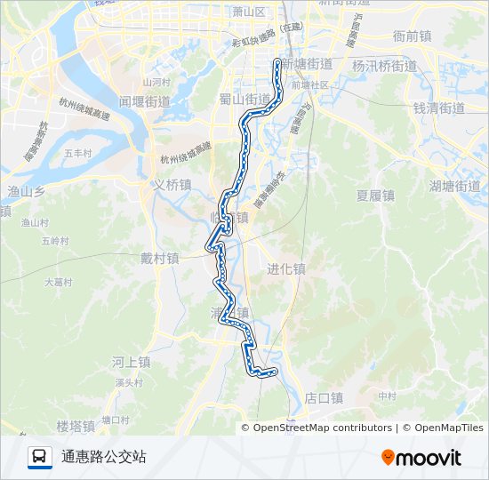 742路 bus Line Map