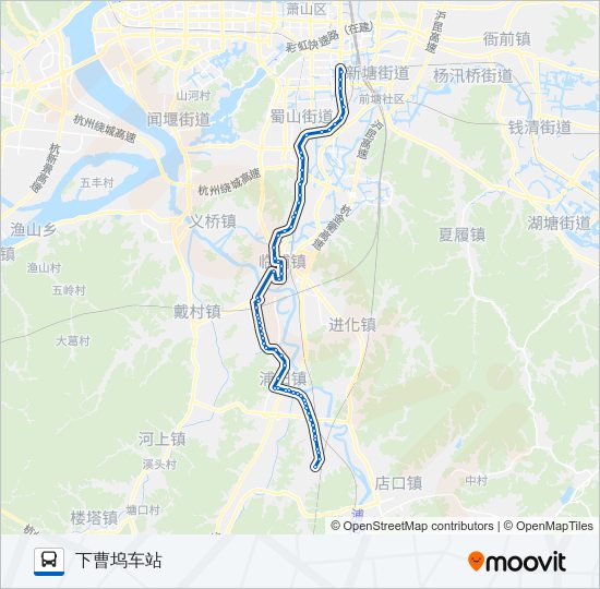 公交742路的线路图