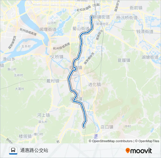 742路 Bus Line Map