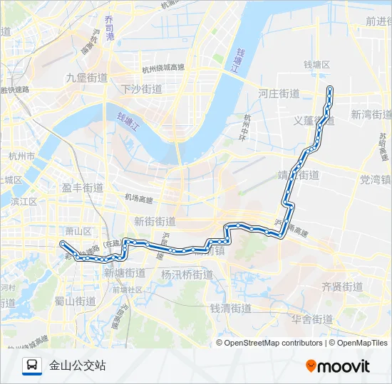 744路 Bus Line Map