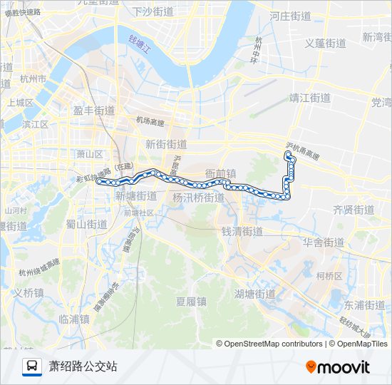 公交746路的线路图