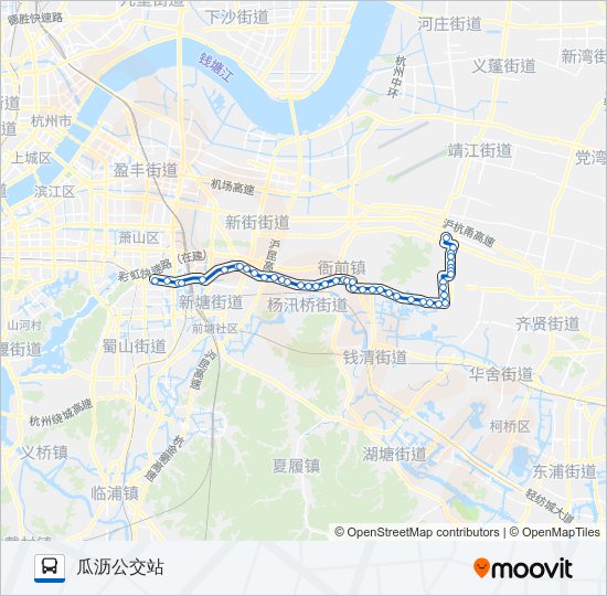 746路 bus Line Map