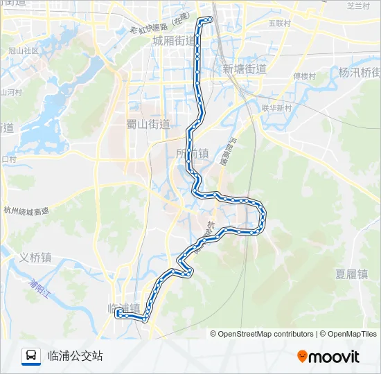 747路 Bus Line Map