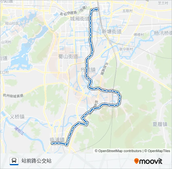 747路 Bus Line Map