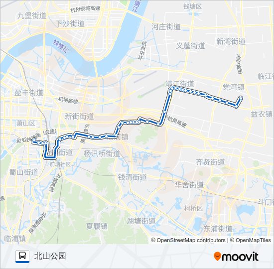 748路 bus Line Map