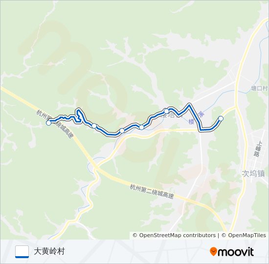 751路 bus Line Map