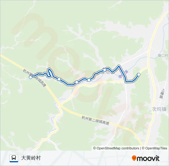 751路 Bus Line Map