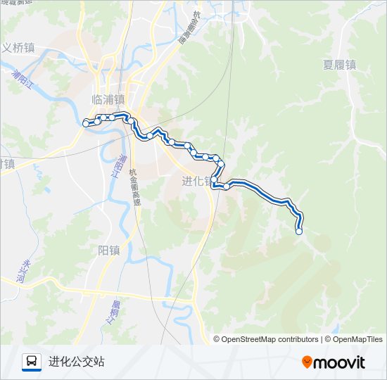 公交752路的线路图