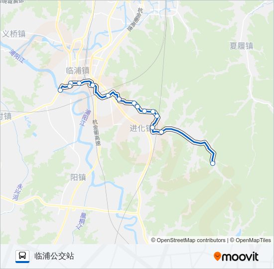 752路 bus Line Map