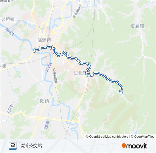 公交752路的线路图