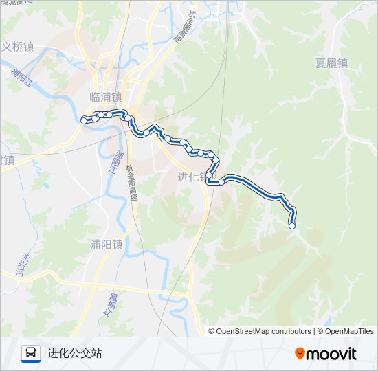 公交752路的线路图