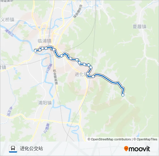 公交752路的线路图