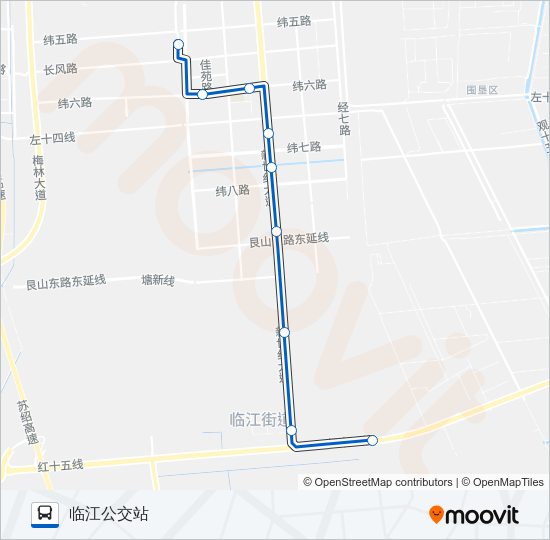公交754路的线路图