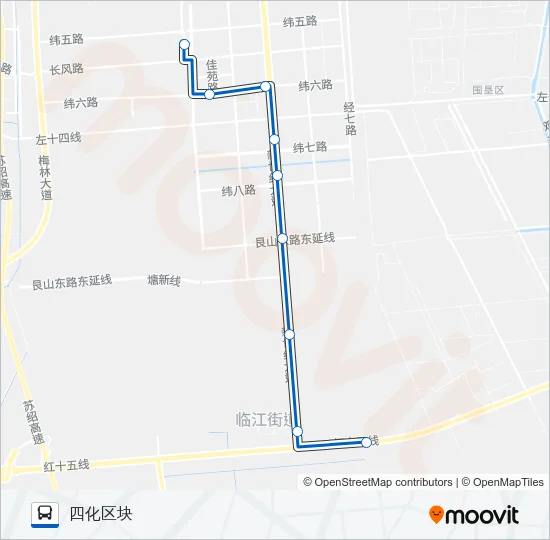 754路 Bus Line Map