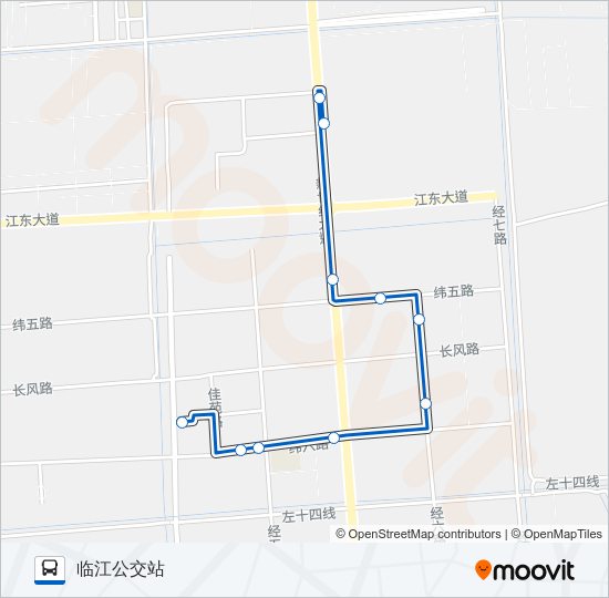 757路 bus Line Map