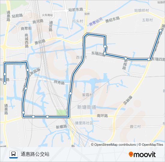 公交759路的线路图