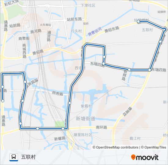 公交759路的线路图