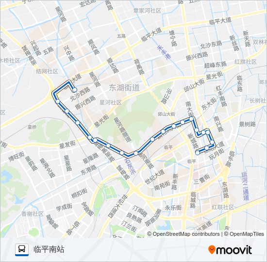 公交760路的线路图