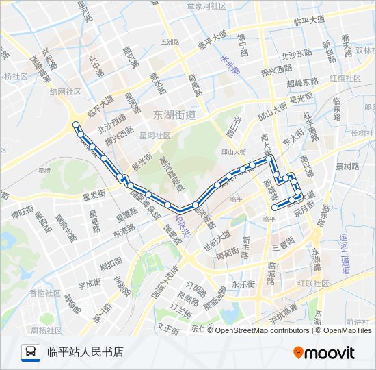 公交760路的线路图