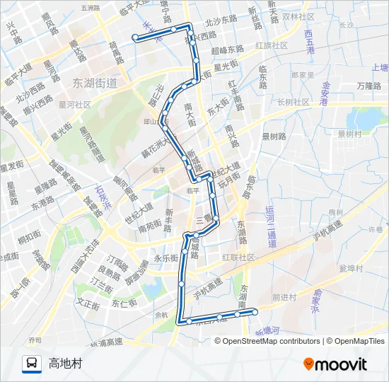 761路 Bus Line Map