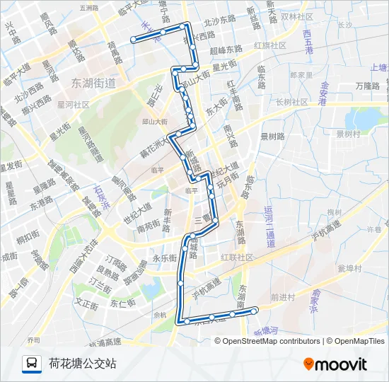 761路 Bus Line Map