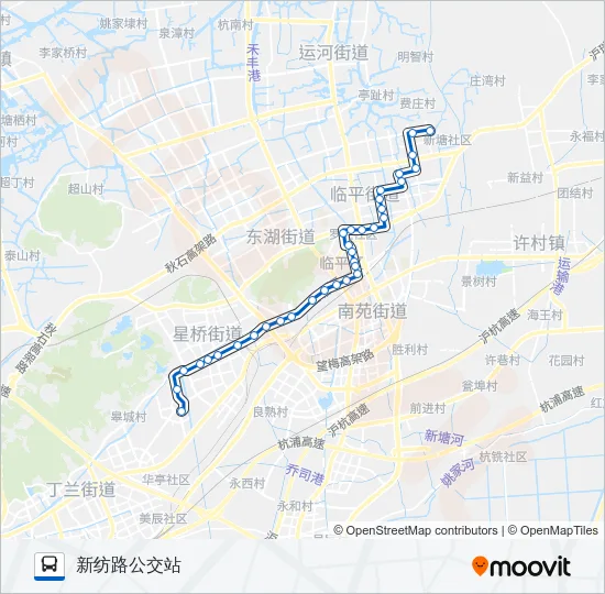 公交762路的线路图