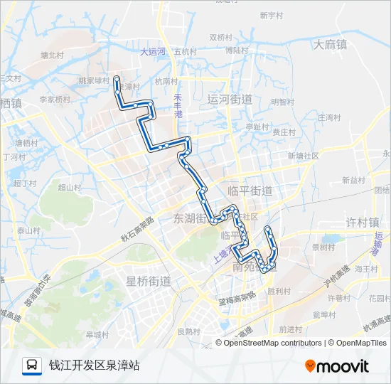 766路 Bus Line Map