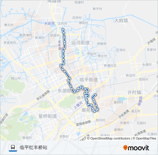 公交768路的线路图