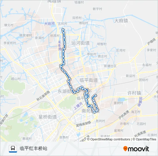 768路 Bus Line Map