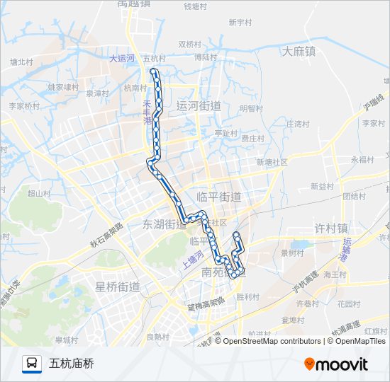 公交768路的线路图