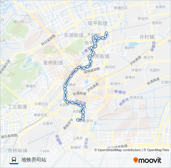 公交770路的线路图