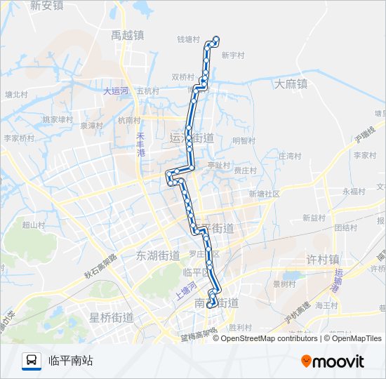 公交776路的线路图