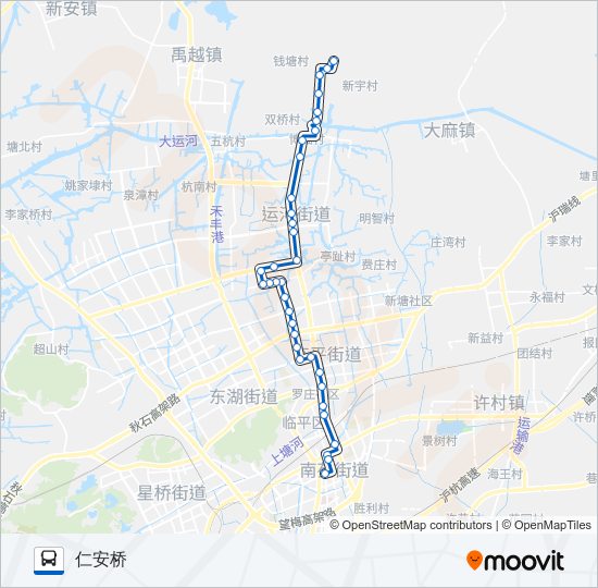 公交776路的线路图