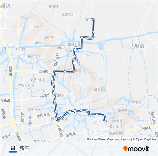 公交777路的线路图