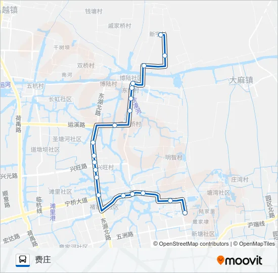公交777路的线路图